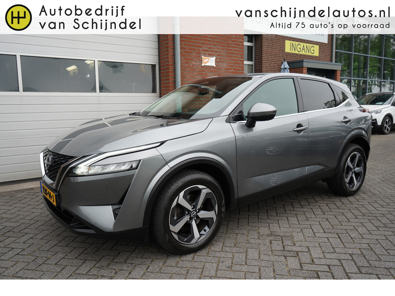 Nissan Qashqai - 1.3 MHEV XTRONIC N-CONNECTA KEURIGE NETTE STAAT 360 CAMERA FULL LED STOEL+STUUR+VOORRUITVE - AutoWereld.nl