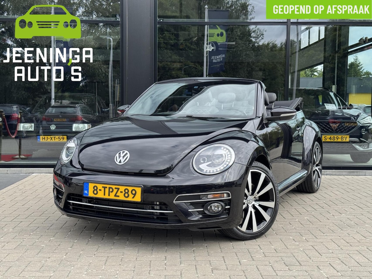 Volkswagen Beetle Cabriolet - 1.4 TSI Sport|Diamond Leder|Navi|Stoelverwarming|PDC|Clima - AutoWereld.nl