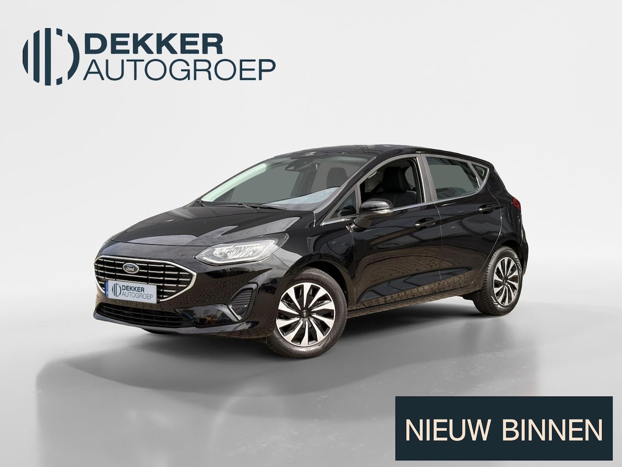 Ford Fiesta - 1.0 EcoBoost Hybrid Titanium PARKEERSENSOREN ACHTER I AUTOMATISCHE VERLICHTING I APPLE CAR - AutoWereld.nl