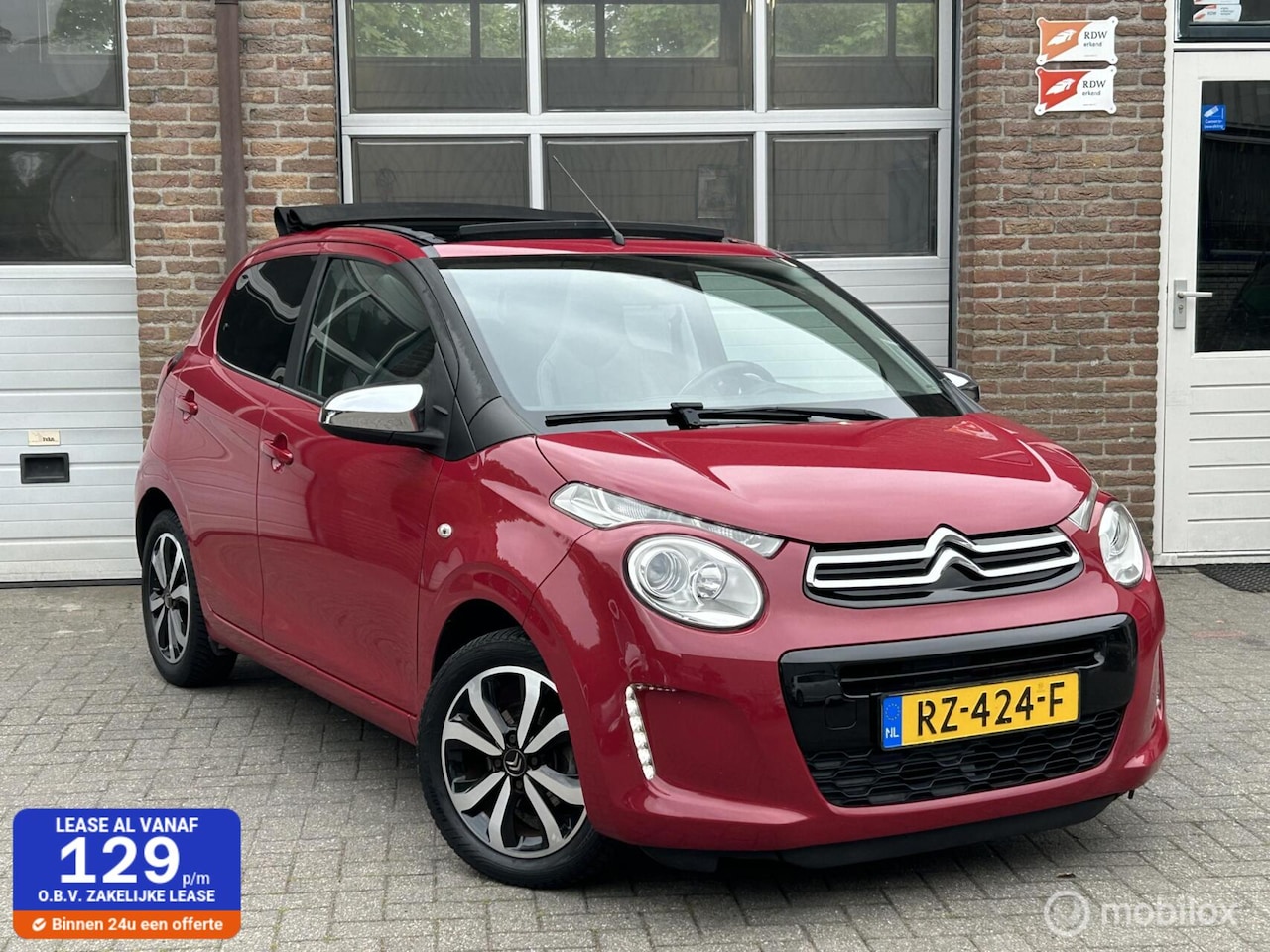 Citroën C1 - 1.0 e-VTi Airscape Shine | Clima | Leder | Camera - AutoWereld.nl