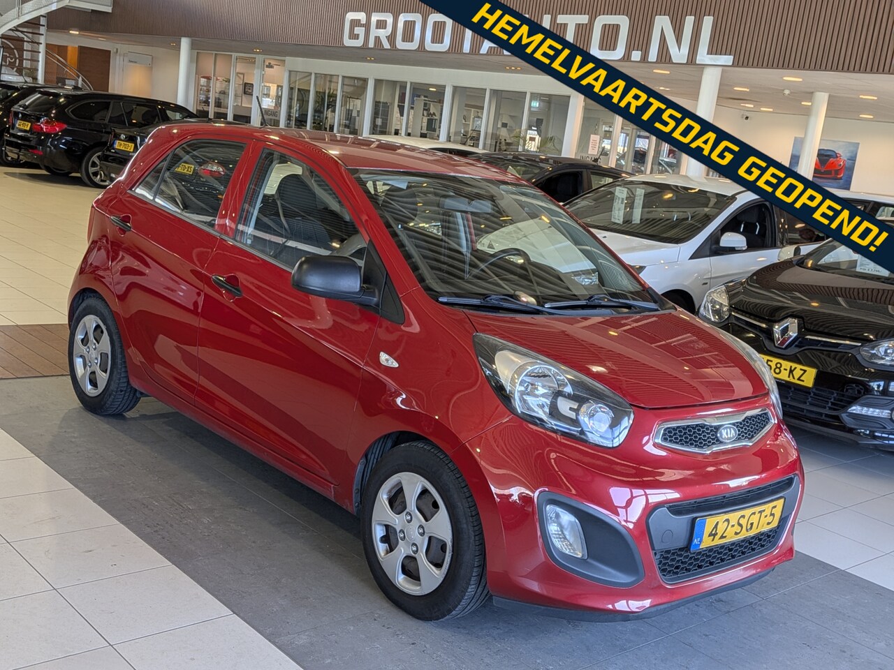 Kia Picanto - 1.0 CVVT Comfort Pack Airco, Stuurbekrachtiging - AutoWereld.nl