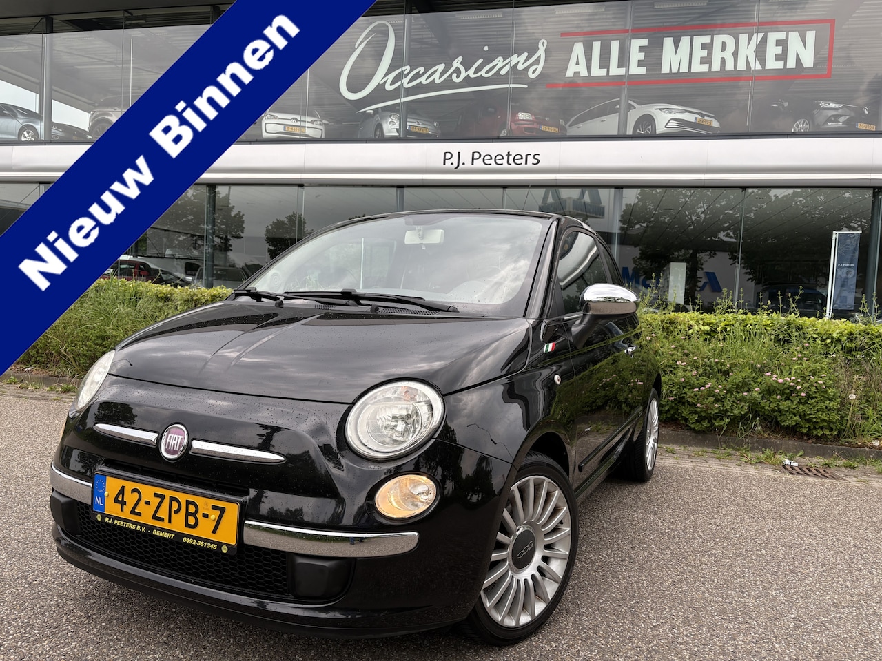 Fiat 500 - 0.9 TwinAir Lounge Airco - Bluetooth - Stuur multifunctioneel - Licht metalen velgen 16 in - AutoWereld.nl
