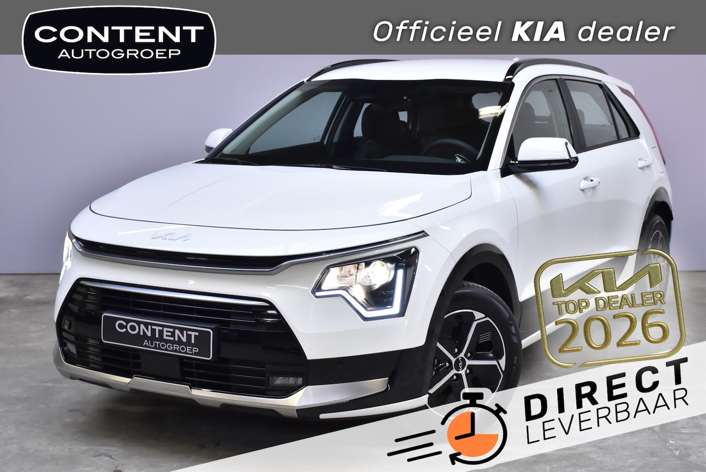 Kia Niro - 1.6 GDi Hybrid 138pk DCT6 DynamicLine NIEUWS - SNEL LEVERBAAR - AutoWereld.nl