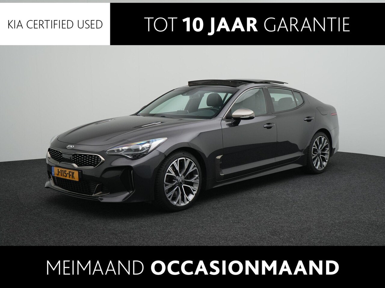 Kia Stinger - 2.0 T-GDI GT-Line | Dealerauto | Full options! | Schuif-kanteldak | Vol leder | Stoelverko - AutoWereld.nl