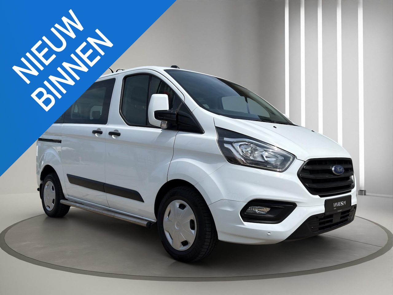 Ford Transit Custom - 320 1.0 EcoBoost L1H1 PHEV Trend 9 Persoons | | Airco | Stoelverwarm. | Sidebars | Led | P - AutoWereld.nl