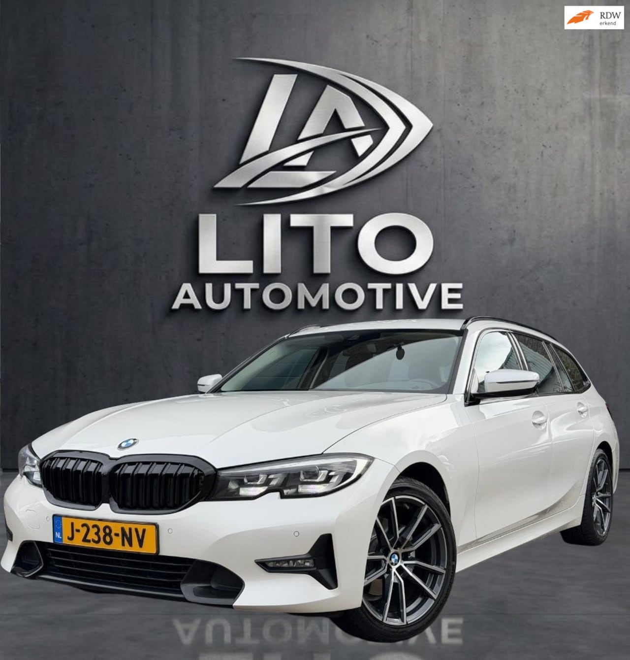 BMW 3-serie Touring - 320i |High Executive|LEDER|NAVI|CARPLAY|STOELVERWARMING|LUXE| - AutoWereld.nl