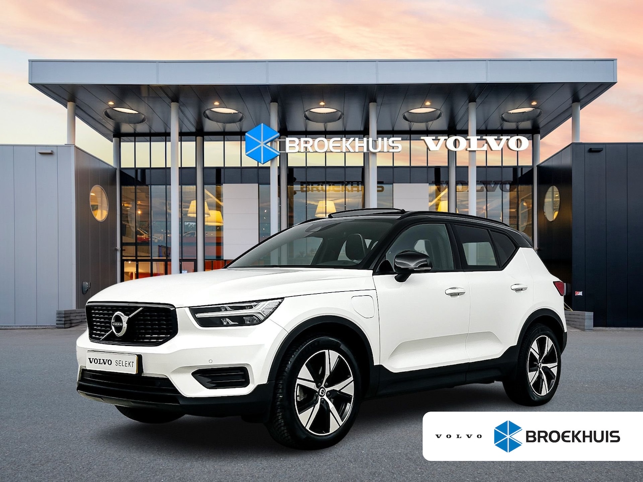 Volvo XC40 - T5 Recharge R-Design | 19" | Leder/Nubuck | Panoramadak | Trekhaak | Stoel/Stuurverwarming - AutoWereld.nl