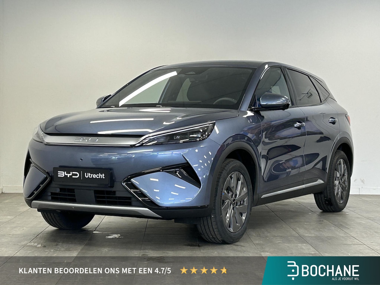 BYD ATTO 3 EVO - Design 74.8 kWh ZWART LEDER | VOORRAAD VOORDEEL €2950,- - AutoWereld.nl