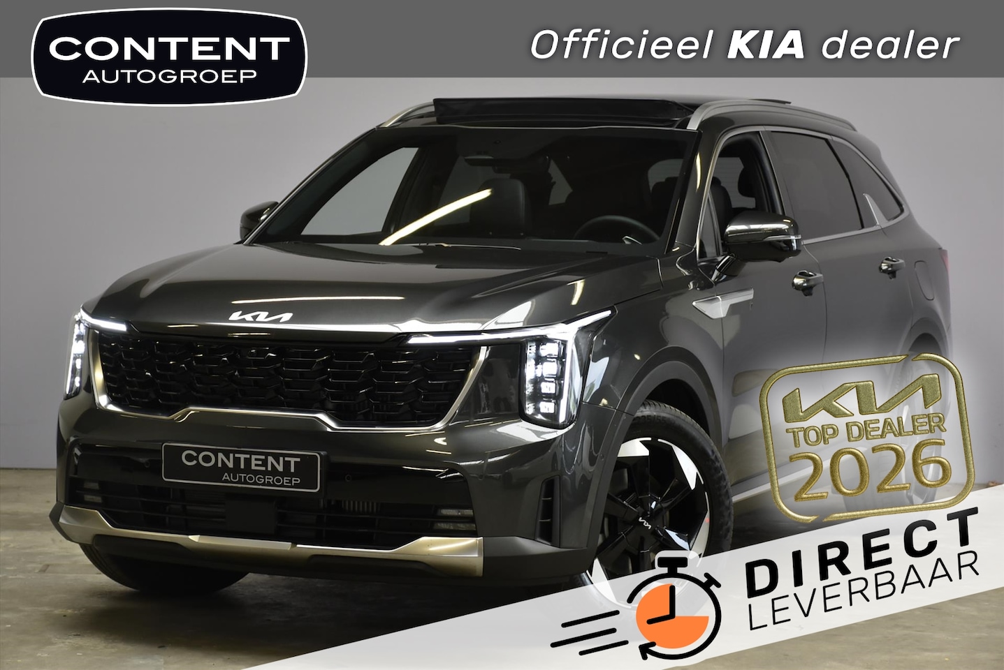 Kia Sorento - 1.6 T-GDi 253pk Plug-in Hybrid Aut AWD 7 PERS. ExecutiveLine NIEUW - DIRECT LEVERBAAR - AutoWereld.nl