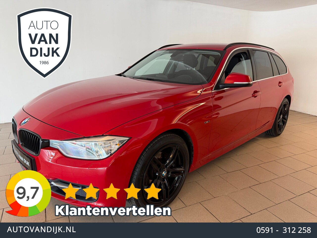 BMW 3-serie Touring - 316i Executive Sport AIRCO CLIMA NAVI CRUISE ELEK KLEP TREKHAAK PRIVACY GLAS ZEER NETTE AU - AutoWereld.nl