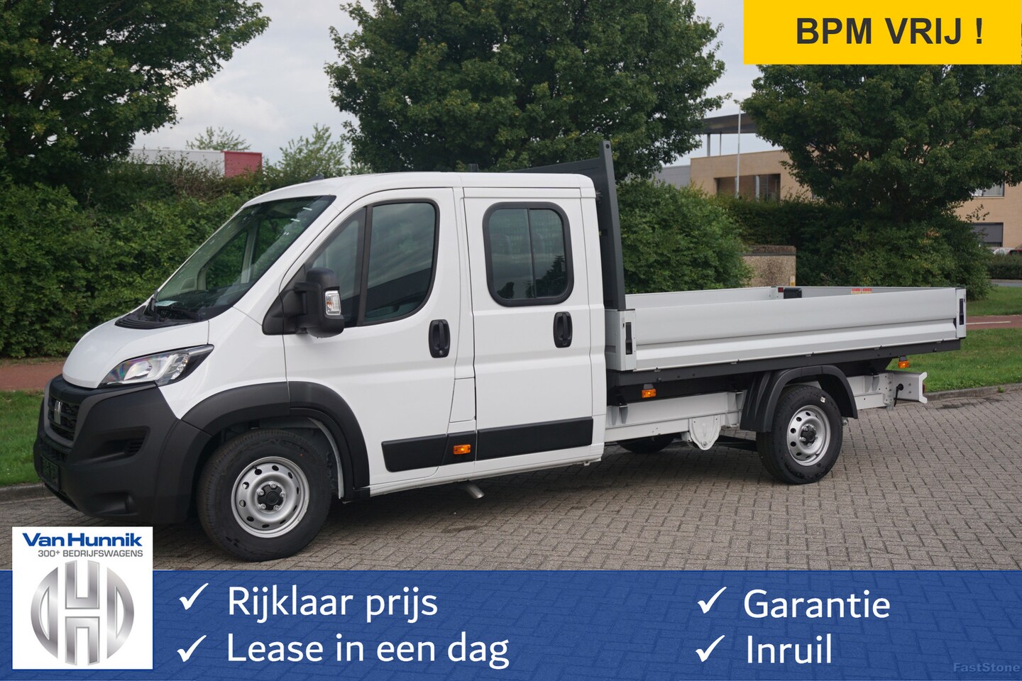 Fiat Ducato - 35 DOKA 140PK L4 Open Laadbak BPM VRIJ Apple CP/Android A, Cruise, Climate Trekhaak!! NR. - AutoWereld.nl