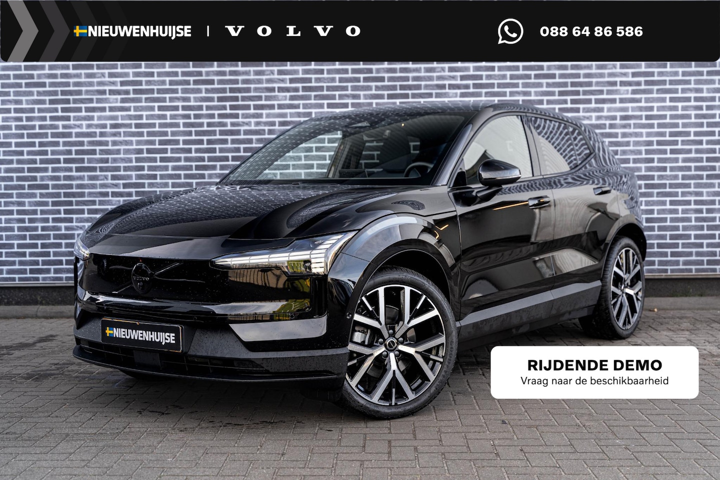 Volvo EX30 - Single Motor Ext Range Ultra Black Ed Euro 69 kWh | Google | Long Range | 360 Camera | DAB - AutoWereld.nl