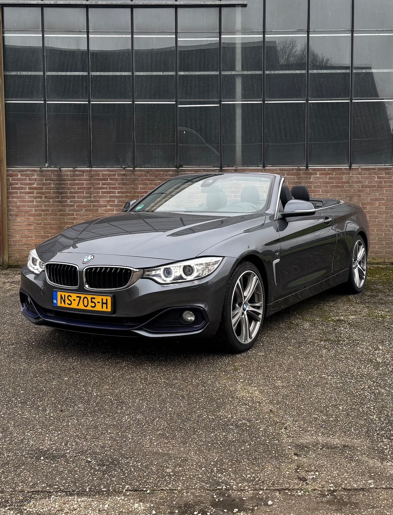 BMW 4-serie Cabrio - 420i M Sport BMW 4-Serie 2.0 Cabrio | Leder | Navi | Airscarf | VOL OPTIE - AutoWereld.nl