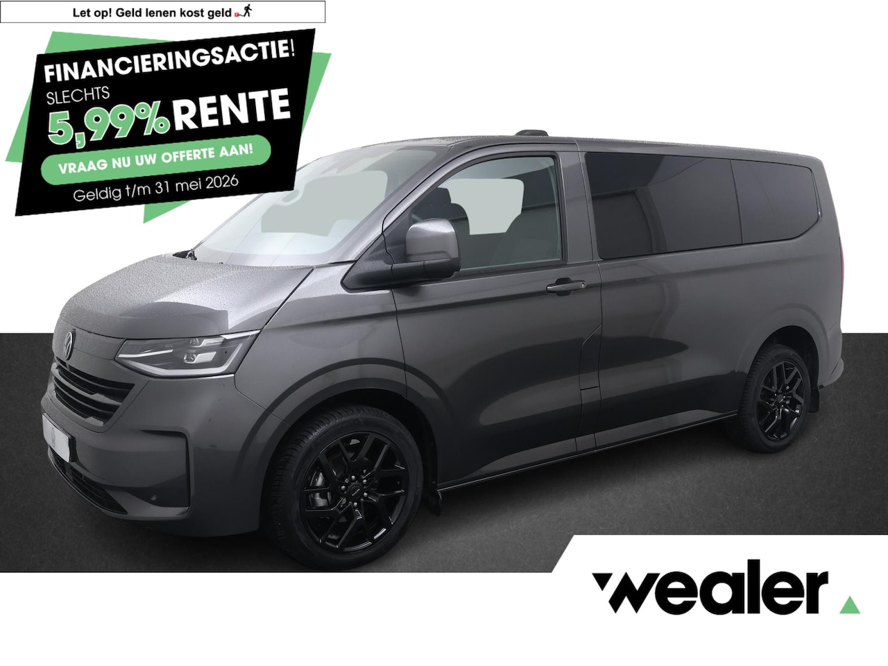 Volkswagen Transporter - Bedrijfswagens 2.0 TDI L1H1 28 Bulli 150Pk Automaat 8-Traps | Dubbele Cabine | BPM-vrij | - AutoWereld.nl