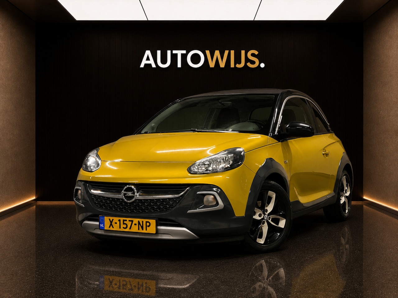 Opel ADAM - 1.4 Slam Black Favourite|NAVI|CABRIO|HALF LEDER|GOED ONDERHOUDEN - AutoWereld.nl
