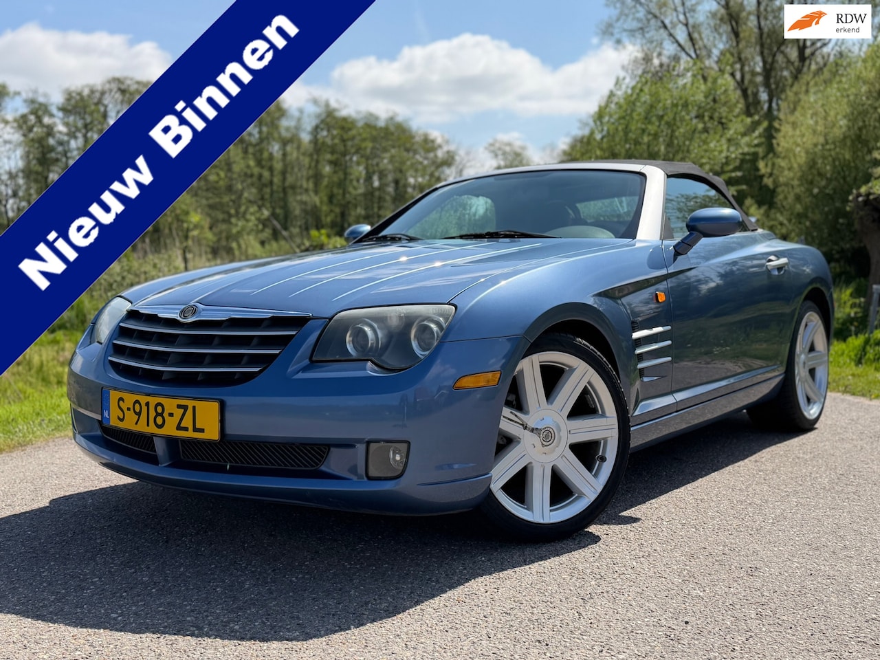 Chrysler Crossfire Cabrio - 3.2 V6 Limited Automaat / Leder / Youngtimer / 18" Velgen / Stoelverwarming / Clima / PDC - AutoWereld.nl