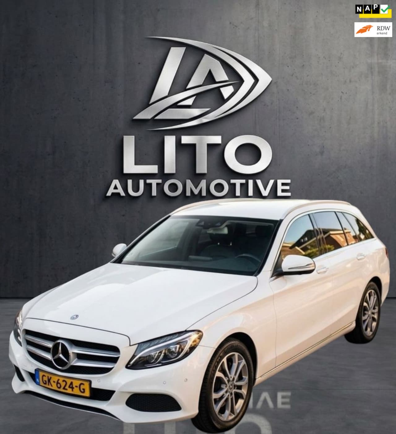 Mercedes-Benz C-klasse Estate - 350 e Lease Edition|PLUG-IN-HYBRIDE|LUXE|HALF-LEDER| - AutoWereld.nl