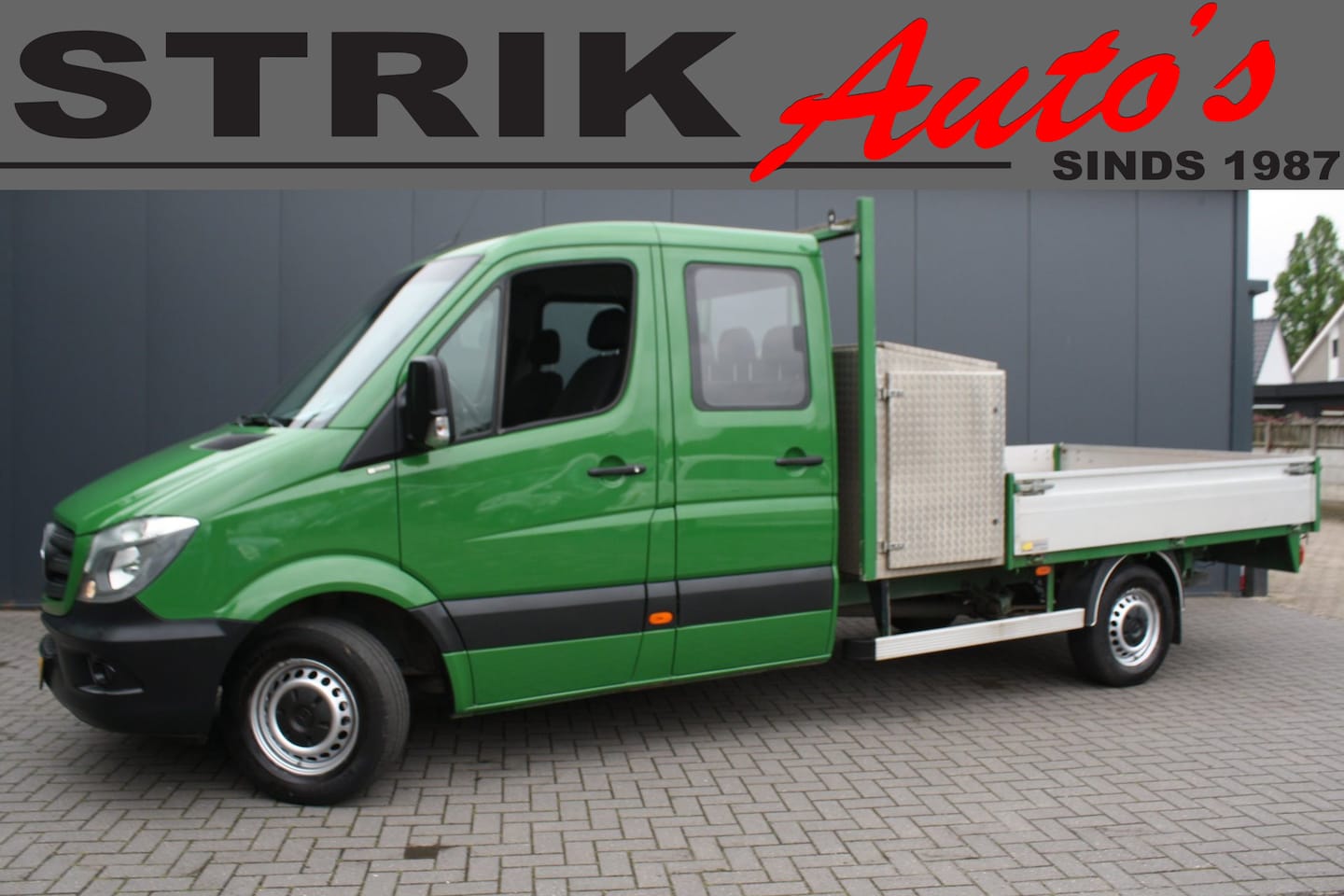 Mercedes-Benz Sprinter - 314 2.2 CDI EURO 6 432 DUBBEL CABINE - 6-PERSOONS - AIRCO - NAVIGATIE - TREKHAAK - AutoWereld.nl