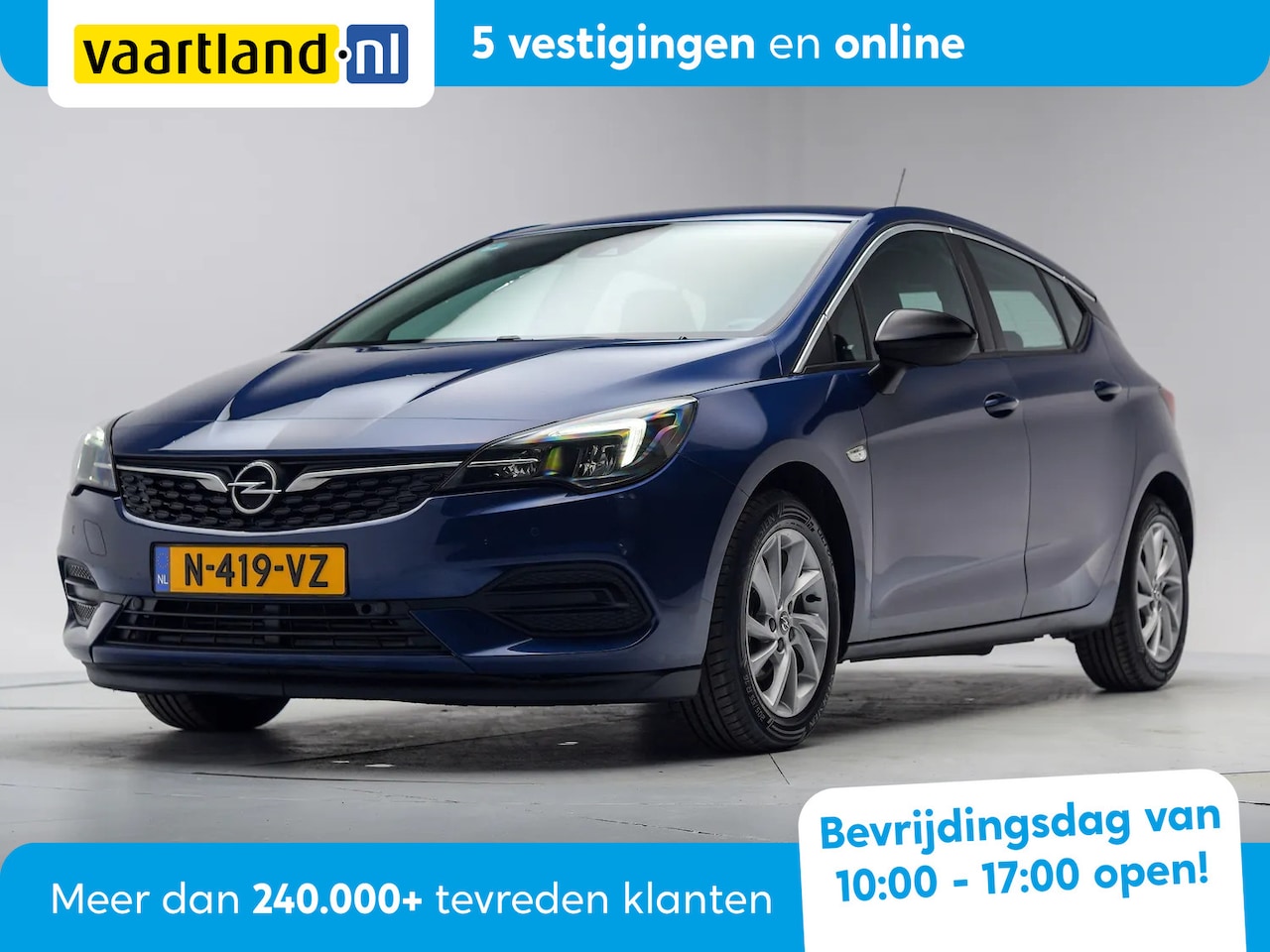 Opel Astra - 1.4 Elegance business edition Aut.[ Apple / Android Clima / ECC Navi PDC Led Half-leder ] - AutoWereld.nl