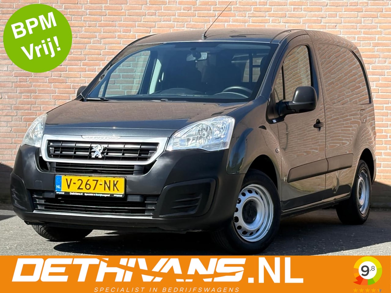 Peugeot Partner - 1.6BlueHDi / Airconditioning / Cruisecontrol / Euro6 - AutoWereld.nl