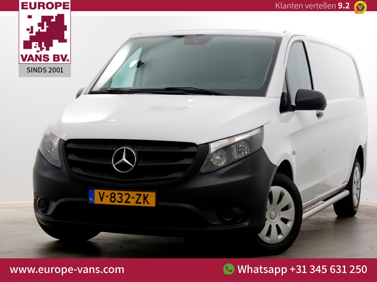 Mercedes-Benz Vito - 111 CDI 115pk E6 XL Extra Lang Airco/Camera/Achterklep 06-2019 - AutoWereld.nl