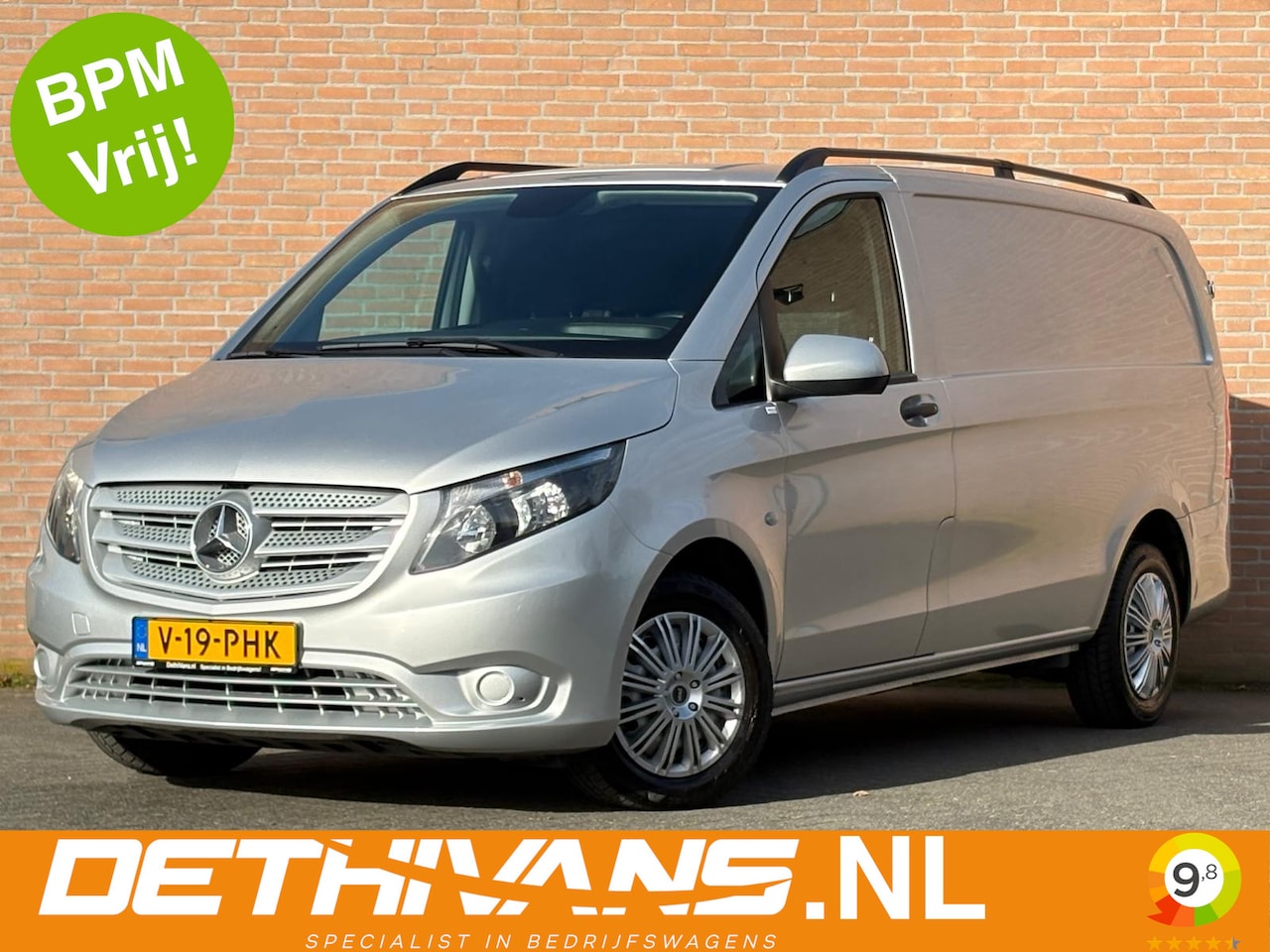 Mercedes-Benz Vito - 114CDI 136PK Lang 7G-Tronic / 2.500KG Trekhaak / Cruisecontrol / Camera / Euro6 - AutoWereld.nl