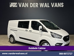Ford Transit Custom - 2.0 TDCI 130pk Automaat L2H1 Dubbele Cabine Inrichting Euro6 Airco | 6-Zits | Camera | Nav