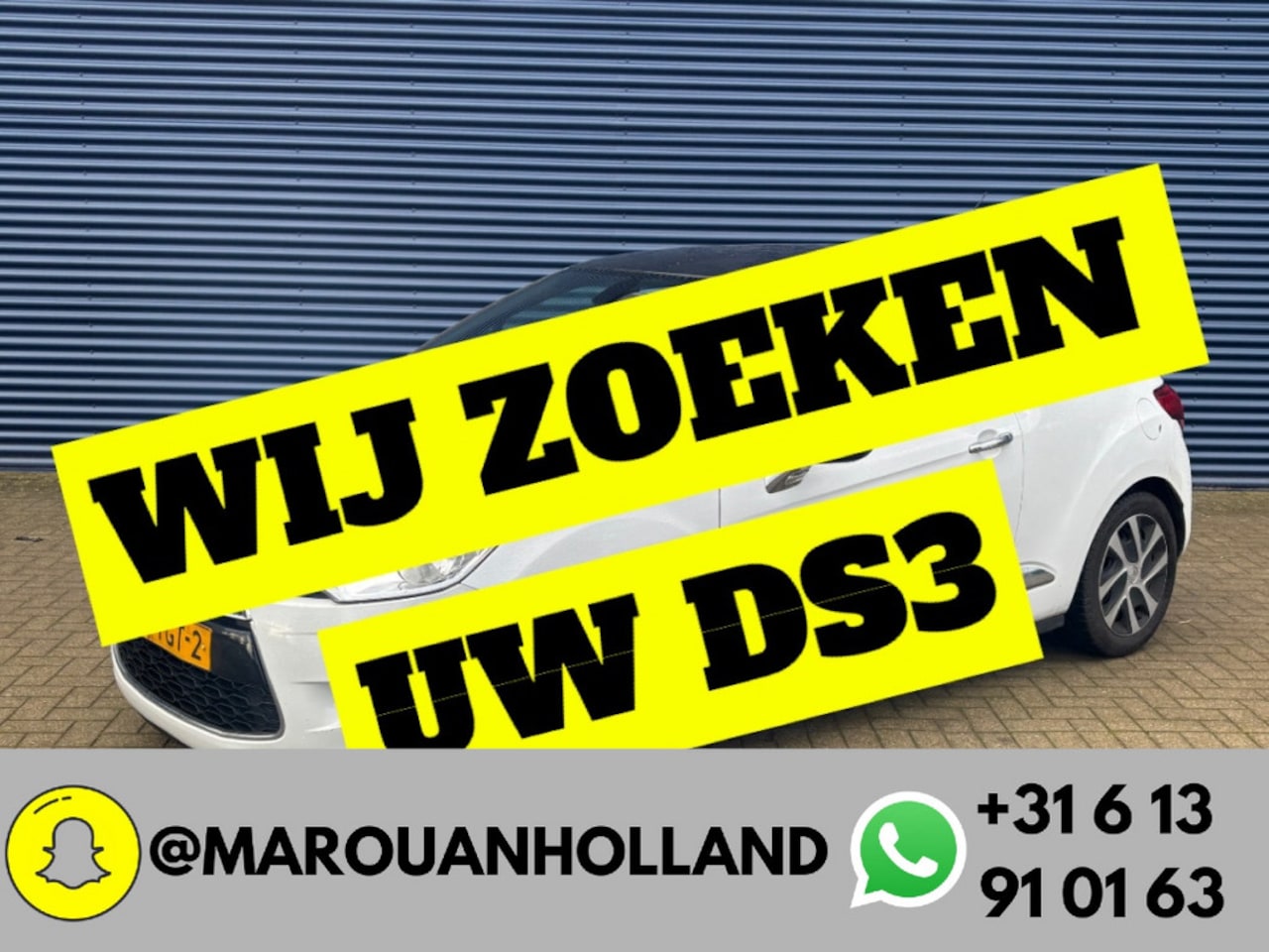 Citroën DS3 - 1.6 e-HDi WIJ ZOEK UW DS3 - AutoWereld.nl