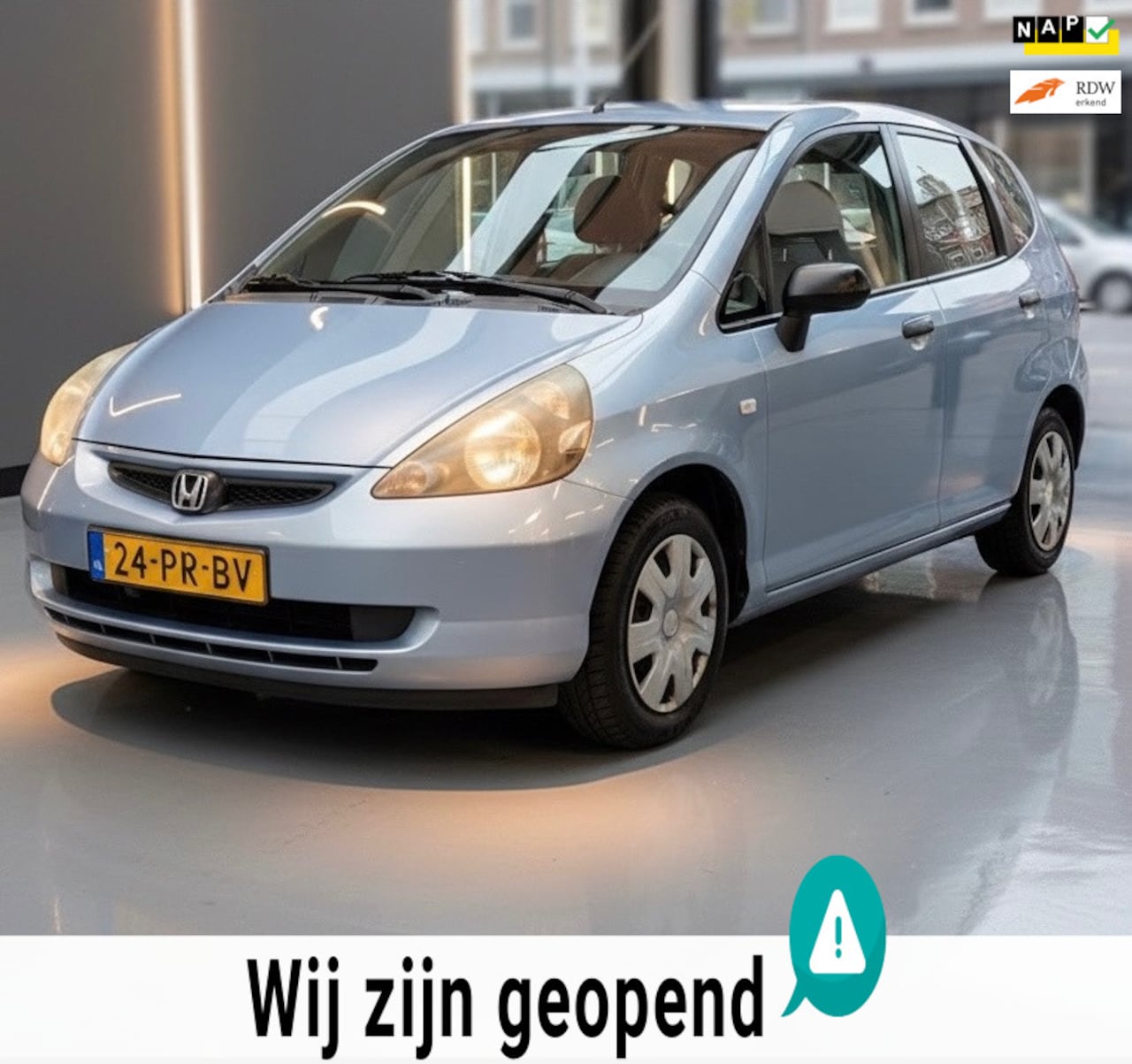 Honda Jazz - 1.2 Sport-airco-elek ramen-1 jaar apk - AutoWereld.nl