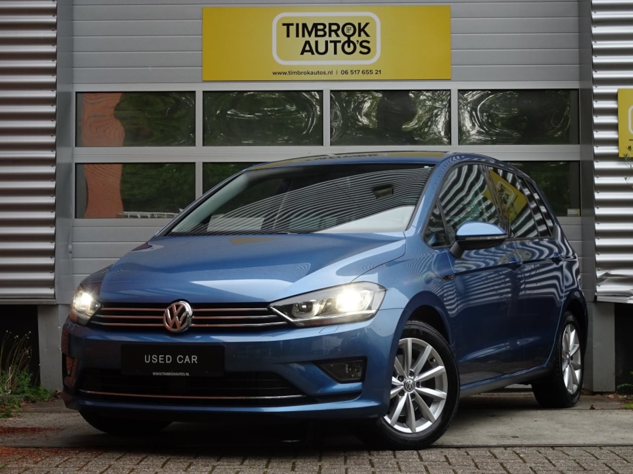 Volkswagen Golf Sportsvan - 1.4 TSI 150PK DSG *Xenon/Keyless/Navi/Stoelverw/Historie* - AutoWereld.nl