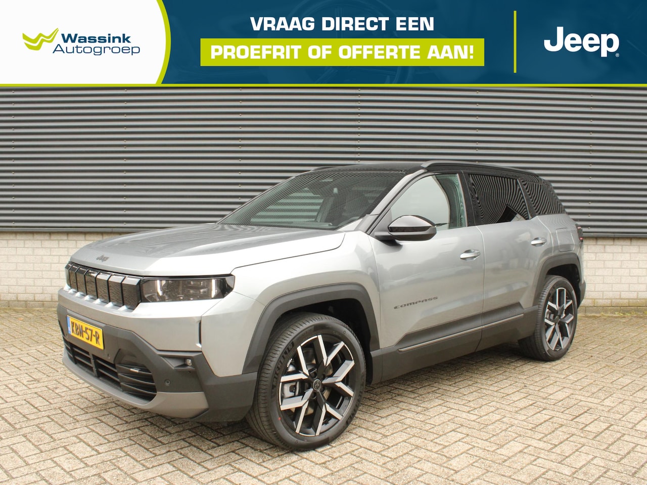 Jeep Compass - First Edition 74 kWh Navigatie I Camera I Adaptive Cruise Control I Voorraadactie! - AutoWereld.nl