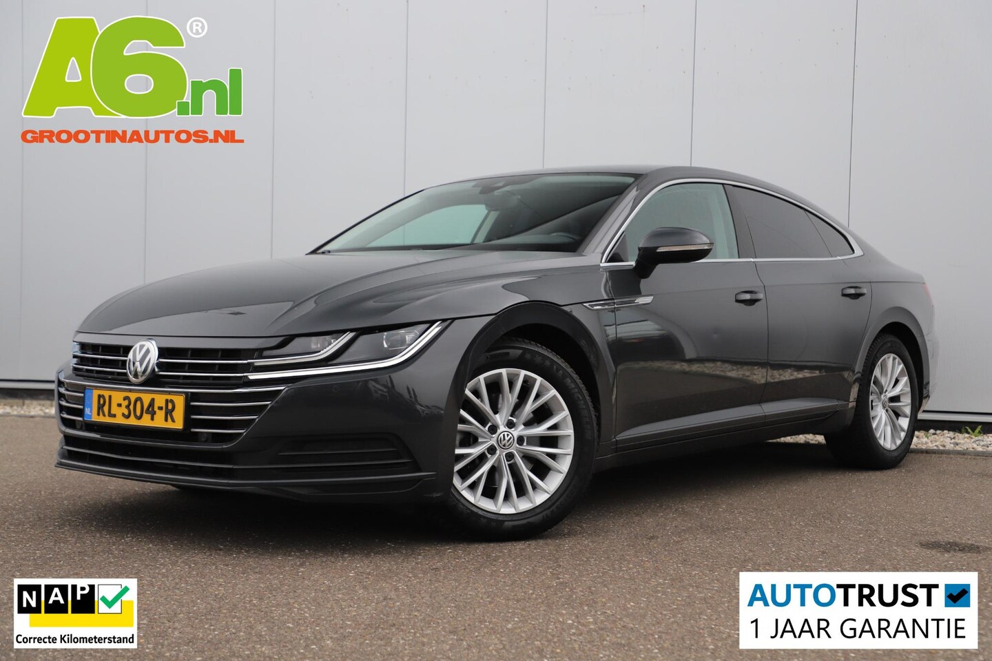 Volkswagen Arteon - 2.0 TDI DSG Automaat 150PK Navigatie Adaptive Cruise Lane Assist Parkeersensoren - AutoWereld.nl