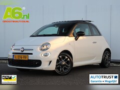 Fiat 500 - 1.0 Hybrid Hey Google Schuifdak 15 inch LMV Half Leder Carplay Navigatie Airco Cruise Cont
