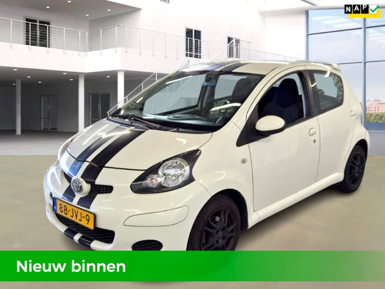 Toyota Aygo - 1.0-12V Comfort NAP 5D AIRCO NIEUWE APK 1E EIGENAAR VELGEN ELEK.RAMEN - AutoWereld.nl