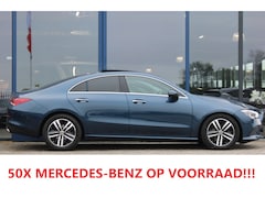 Mercedes-Benz CLA-Klasse - 180 AUT7 Luxury Line PANORAMADAK LEDER MEMORY KEY-LESS GO MULTIBEAM SFEER NL AUTO