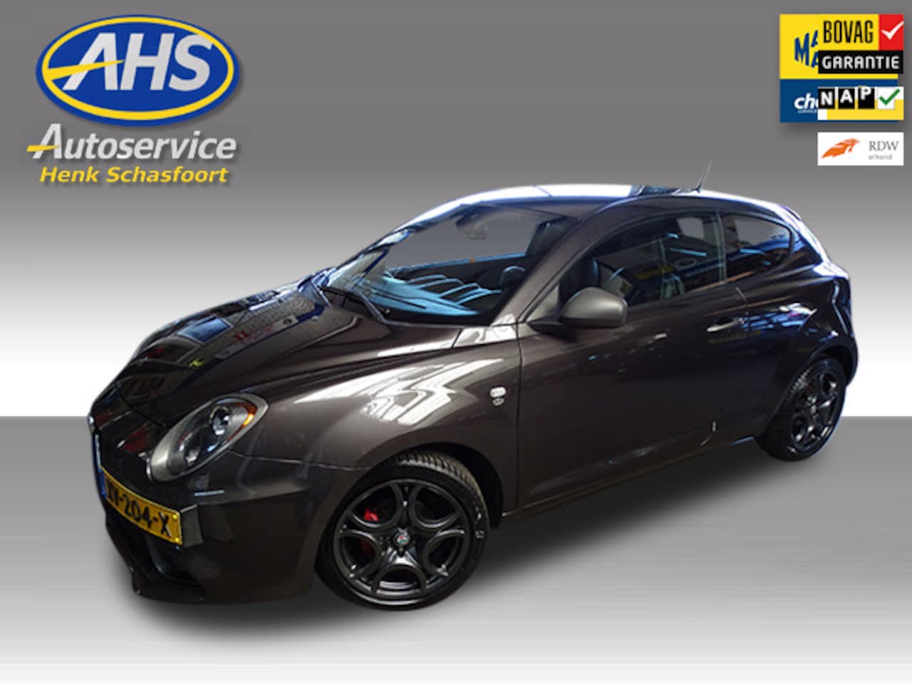 Alfa Romeo MiTo - 0.9 TwinAir Super, zwart leer - AutoWereld.nl