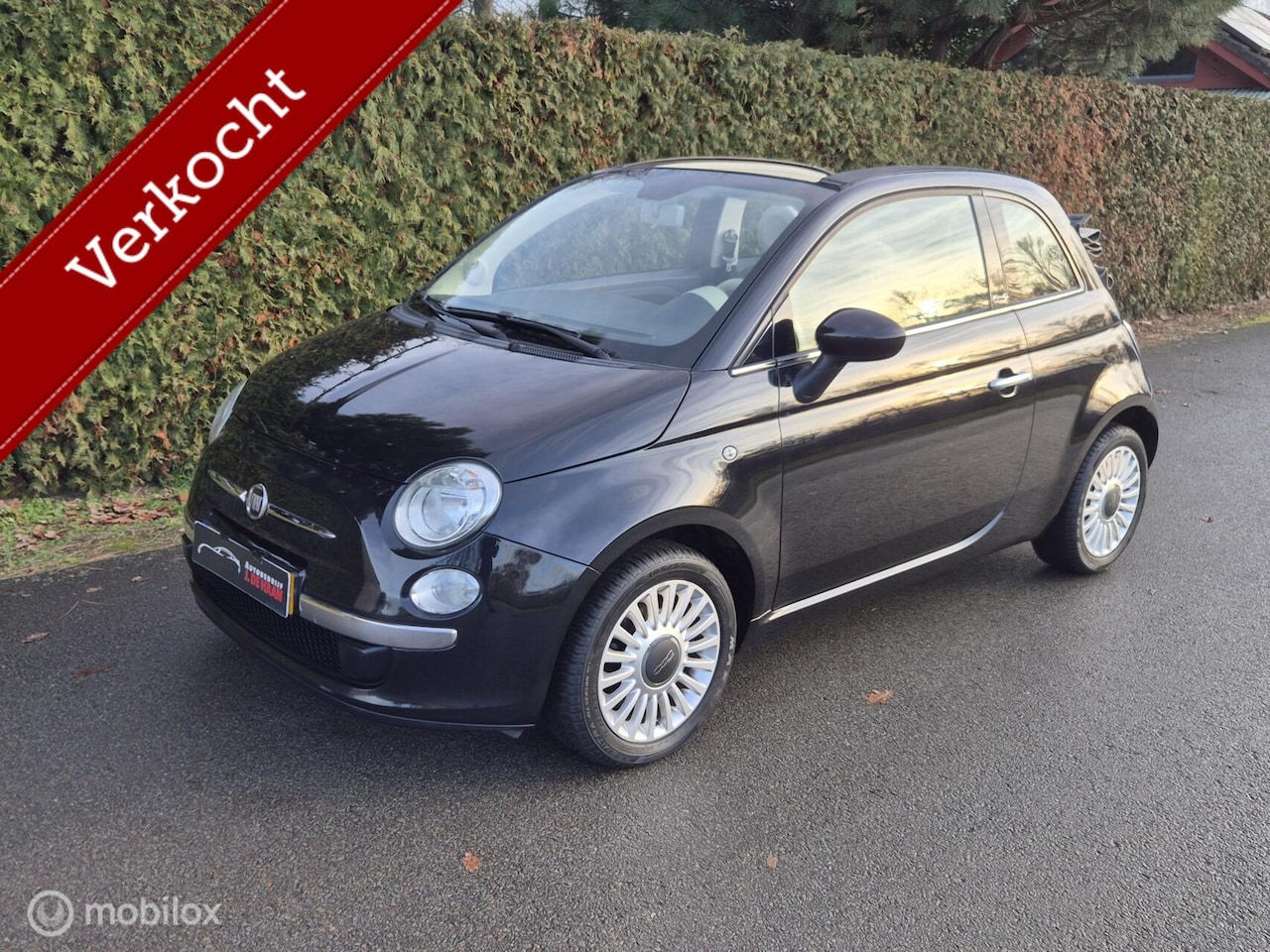 Fiat 500 C - 1.2 Lounge GEEN IMPORT Leder Airco - AutoWereld.nl
