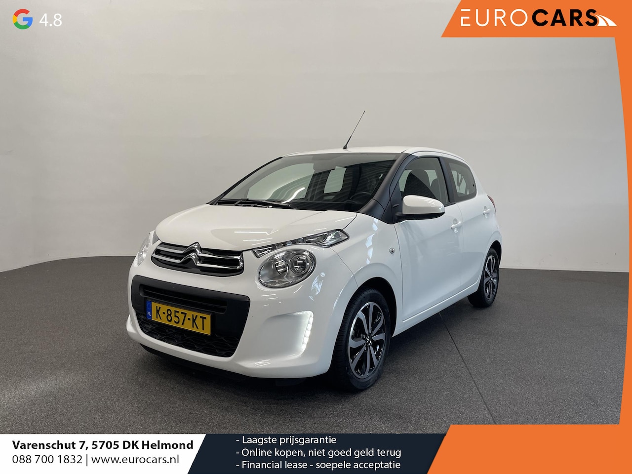 Citroën C1 - 1.0 VTi Shine Navigatie Camera Climate Control Lichtmetalen velgen Airco - AutoWereld.nl