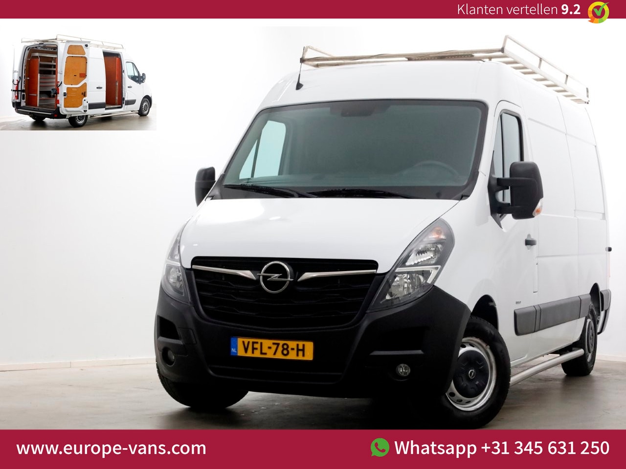 Opel Movano - 2.3 Turbo 150pk L2H2 Airco/Camera/Navi/Inrichting 03-2020 - AutoWereld.nl