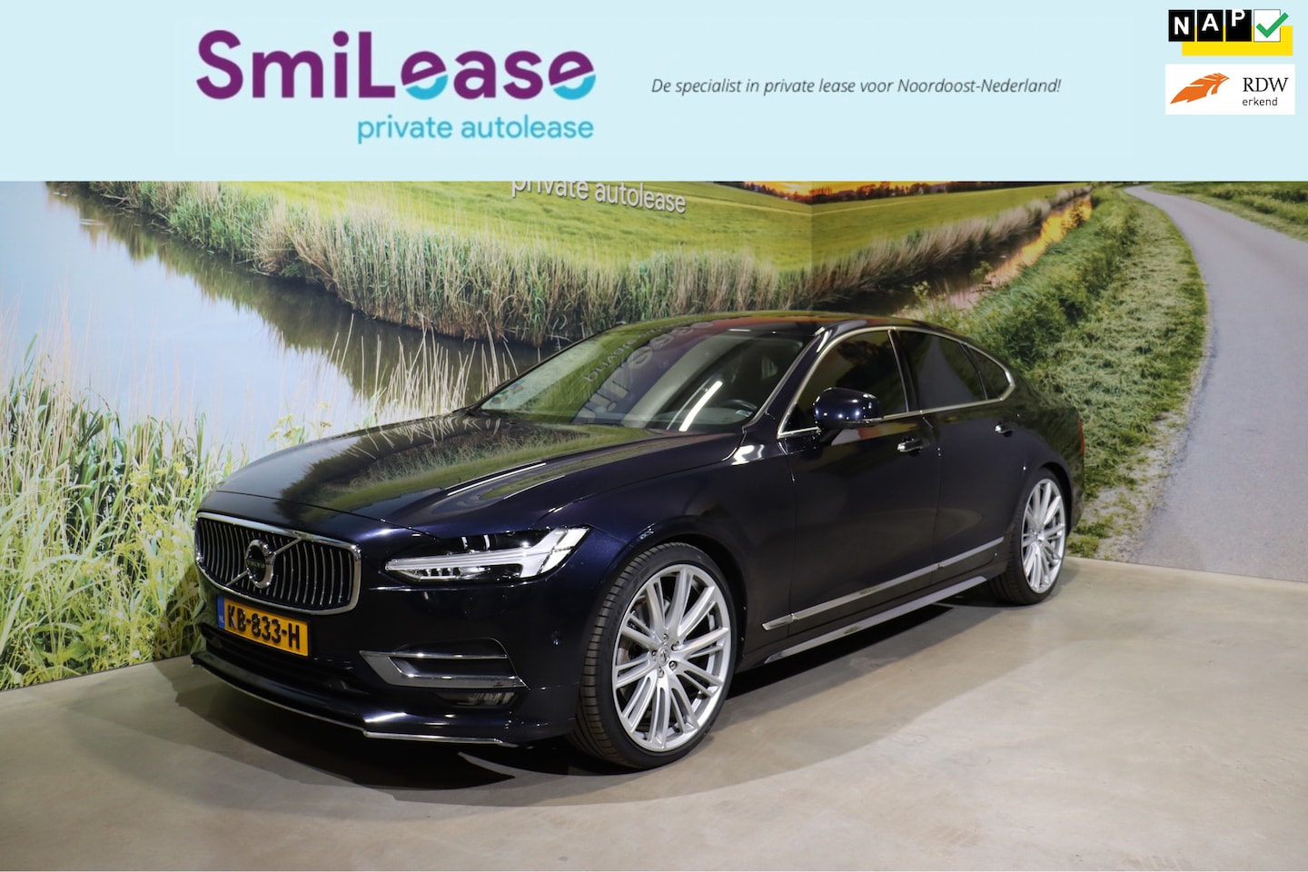 Volvo S90 - Inscription T6 AWD | 320pk | B&W | HUD | trekhaak - AutoWereld.nl