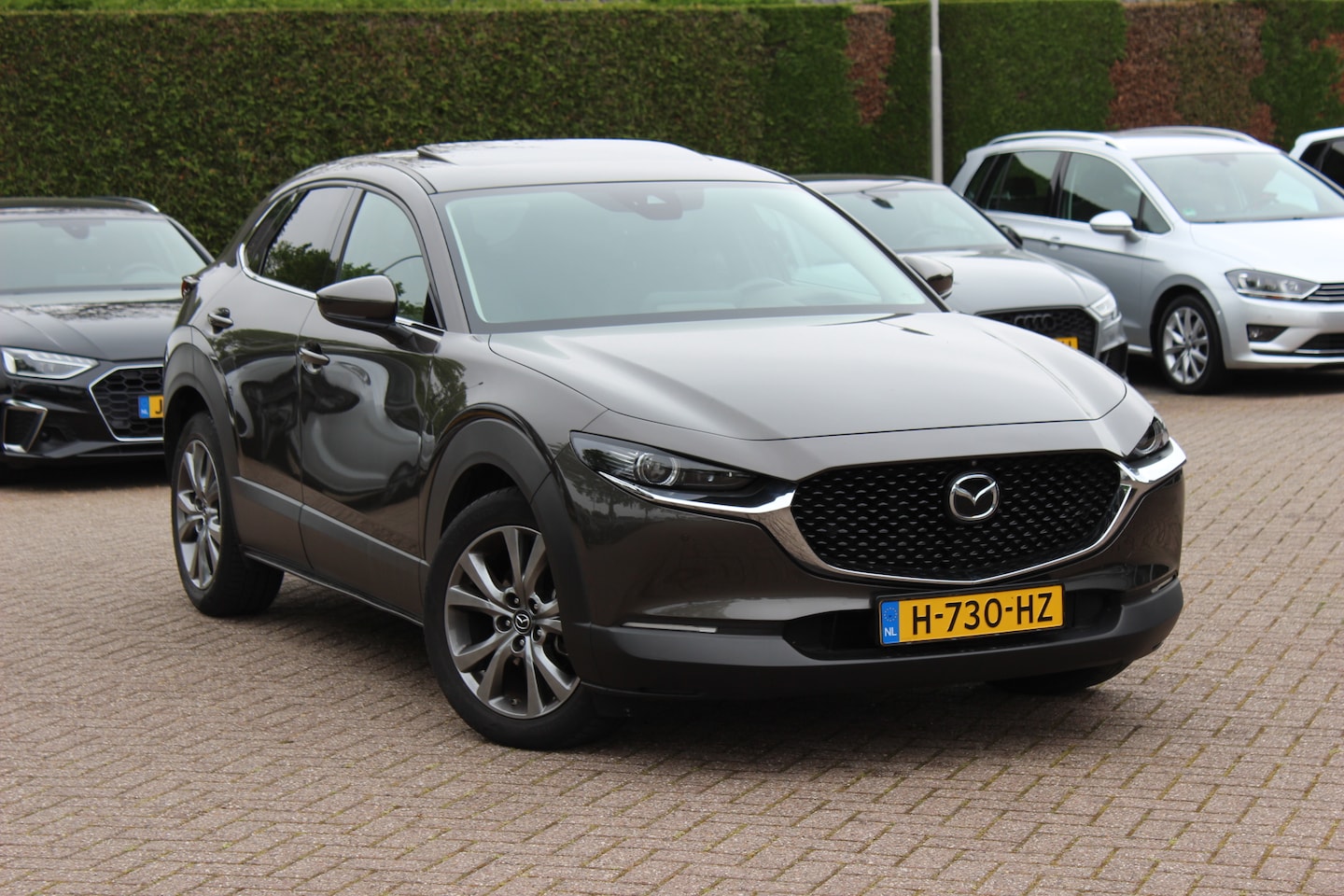 Mazda CX-30 - 2.0 e-SkyActiv-X M Hybrid Luxury / Trekhaak / Schuifdak / 360Camera / Head-up / Leder / 18 - AutoWereld.nl