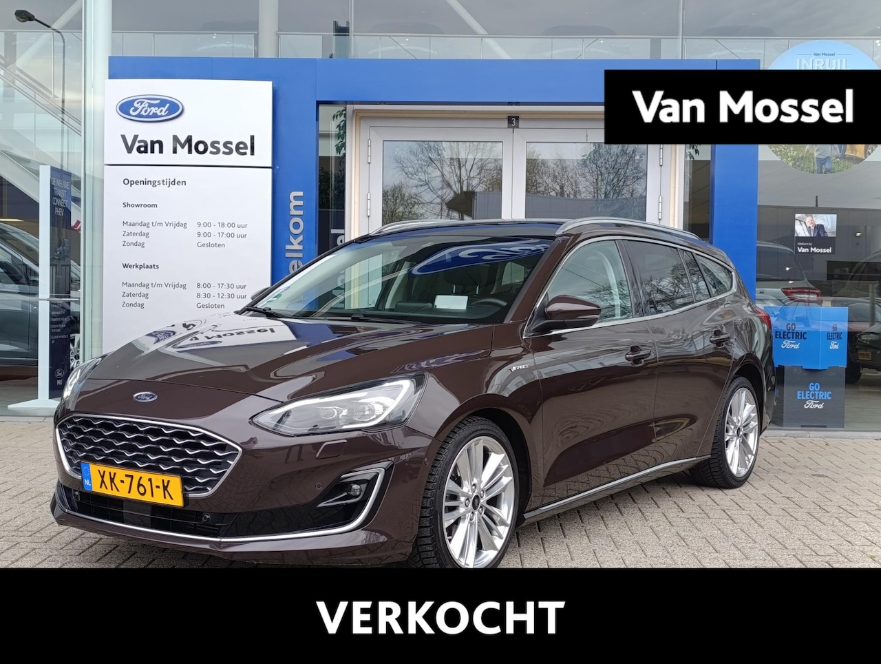 Ford Focus Wagon - 1.0 EcoBoost Vignale | Full Options! | Adaptieve Cruise | Head-up display | Stoel/stuur vo - AutoWereld.nl