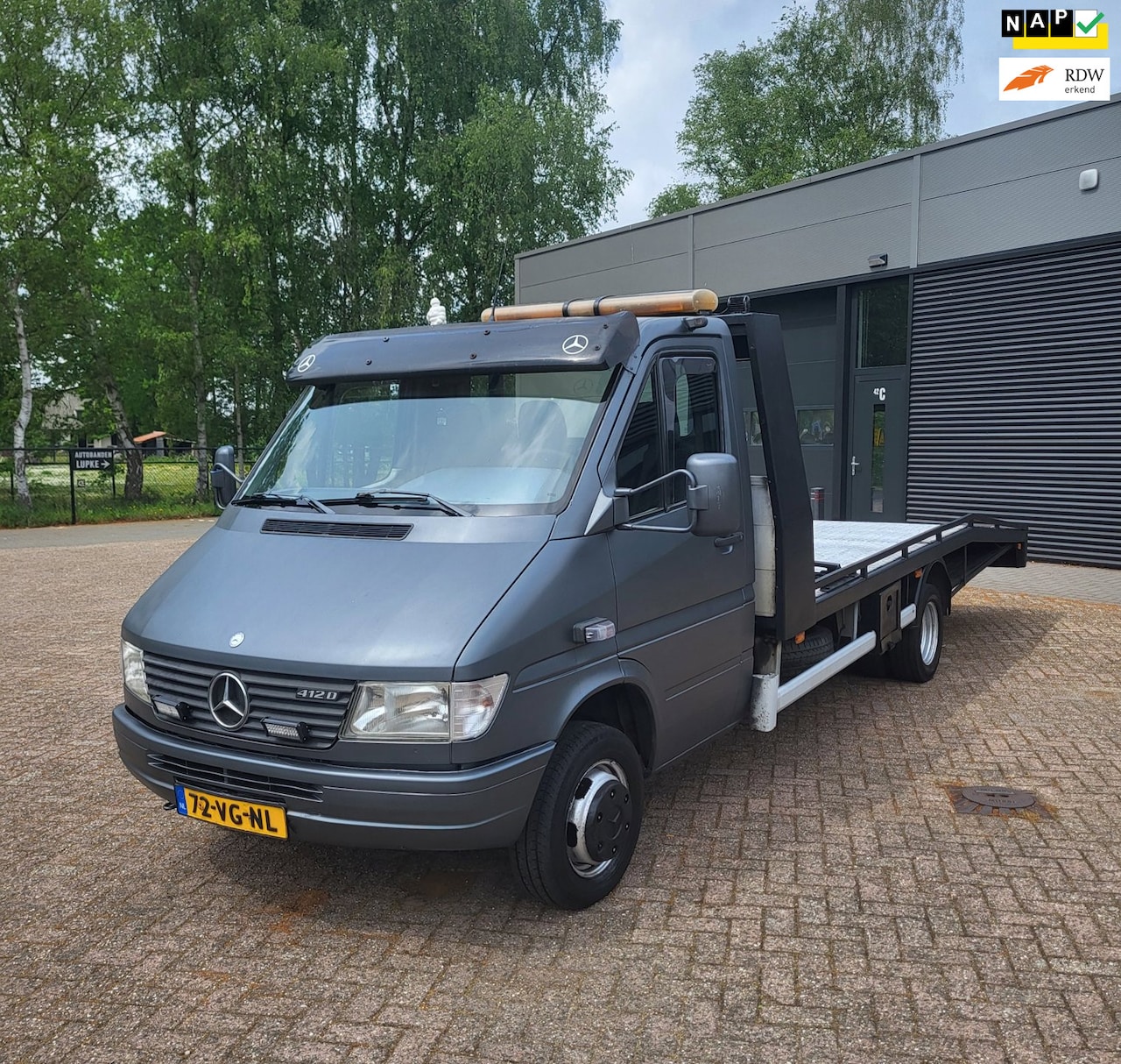 Mercedes-Benz Sprinter - 412 D Xlang 412D Xlang ,oprijwagen,autotransport! - AutoWereld.nl