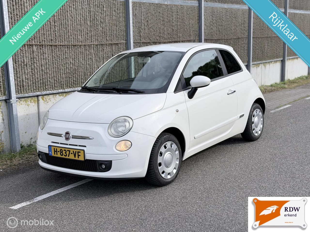 Fiat 500 - 1.4-16V Lounge NAP/AIRCO/NWE APK/NETTE AUTO - AutoWereld.nl