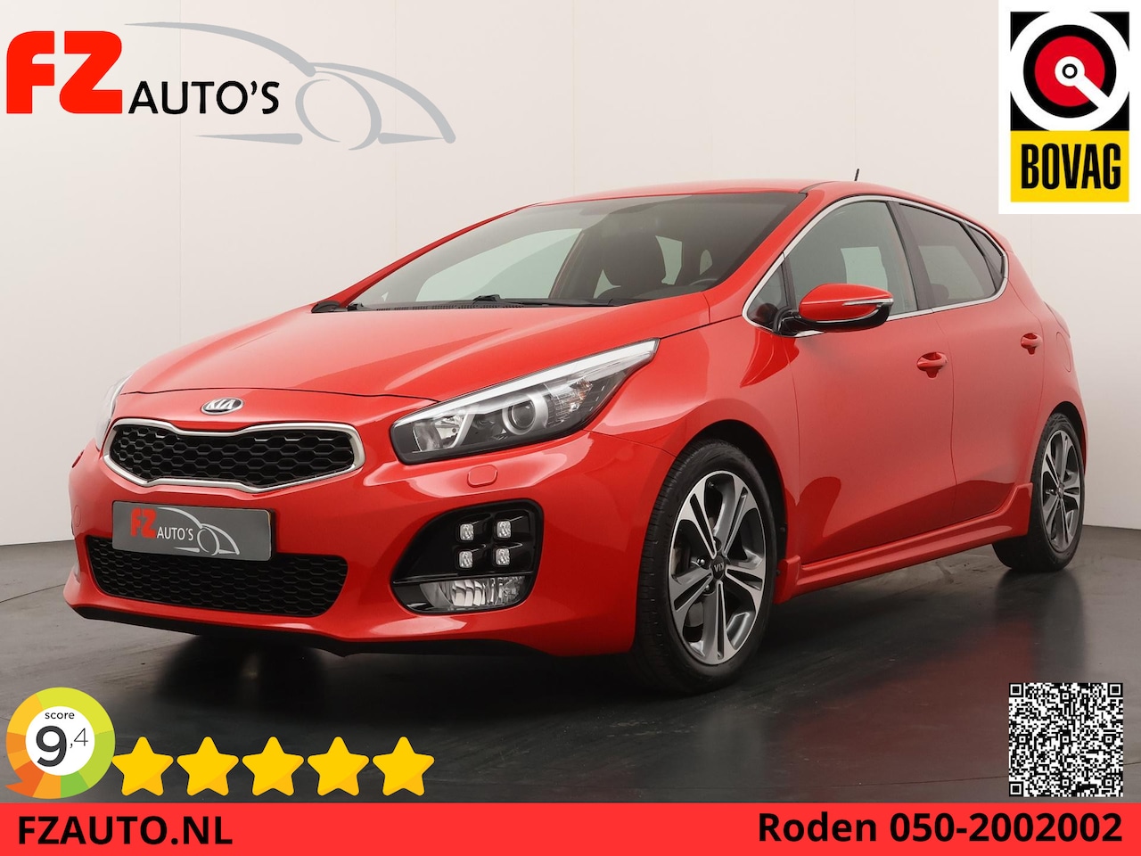 Kia Cee'd - 1.0 T-GDi GT-Line - Navigatie - Airco - Trekhaak - Parkeersensoren Achter + Camera - AutoWereld.nl