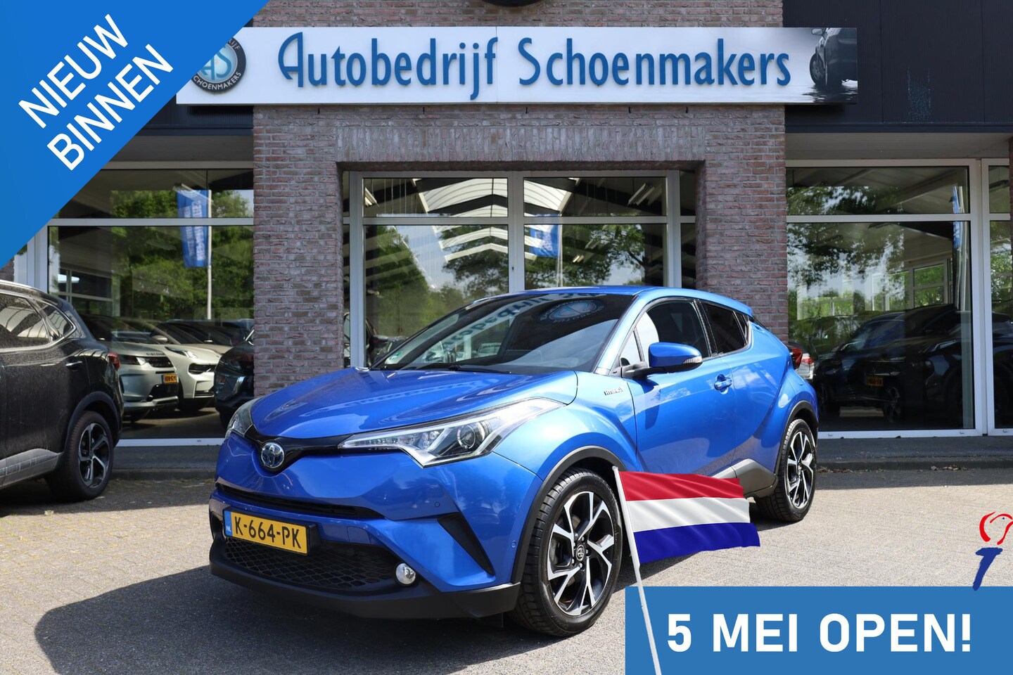 Toyota C-HR - 1.8 Hybrid Dynamic Sport TREKHAAK-AFN STOELVERW. CAMERA 2XPDC CRUISE NAVI CLIMA 18'LMV - AutoWereld.nl