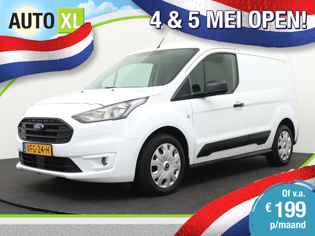 Ford Transit Connect - 1.5 Trend Trekhaak Voorruitverwarming Zijschuifdeur - AutoWereld.nl