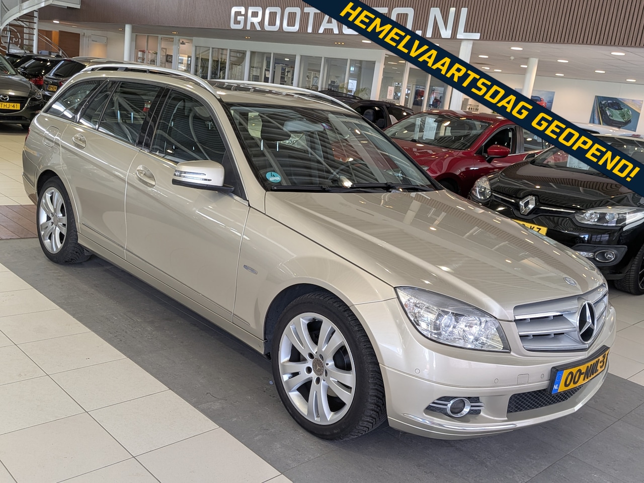 Mercedes-Benz C-klasse Estate - 180 CGI BlueEFFICIENCY Business Class Avantgarde Automaat Airco, Cruise Control, Stuurbekr - AutoWereld.nl