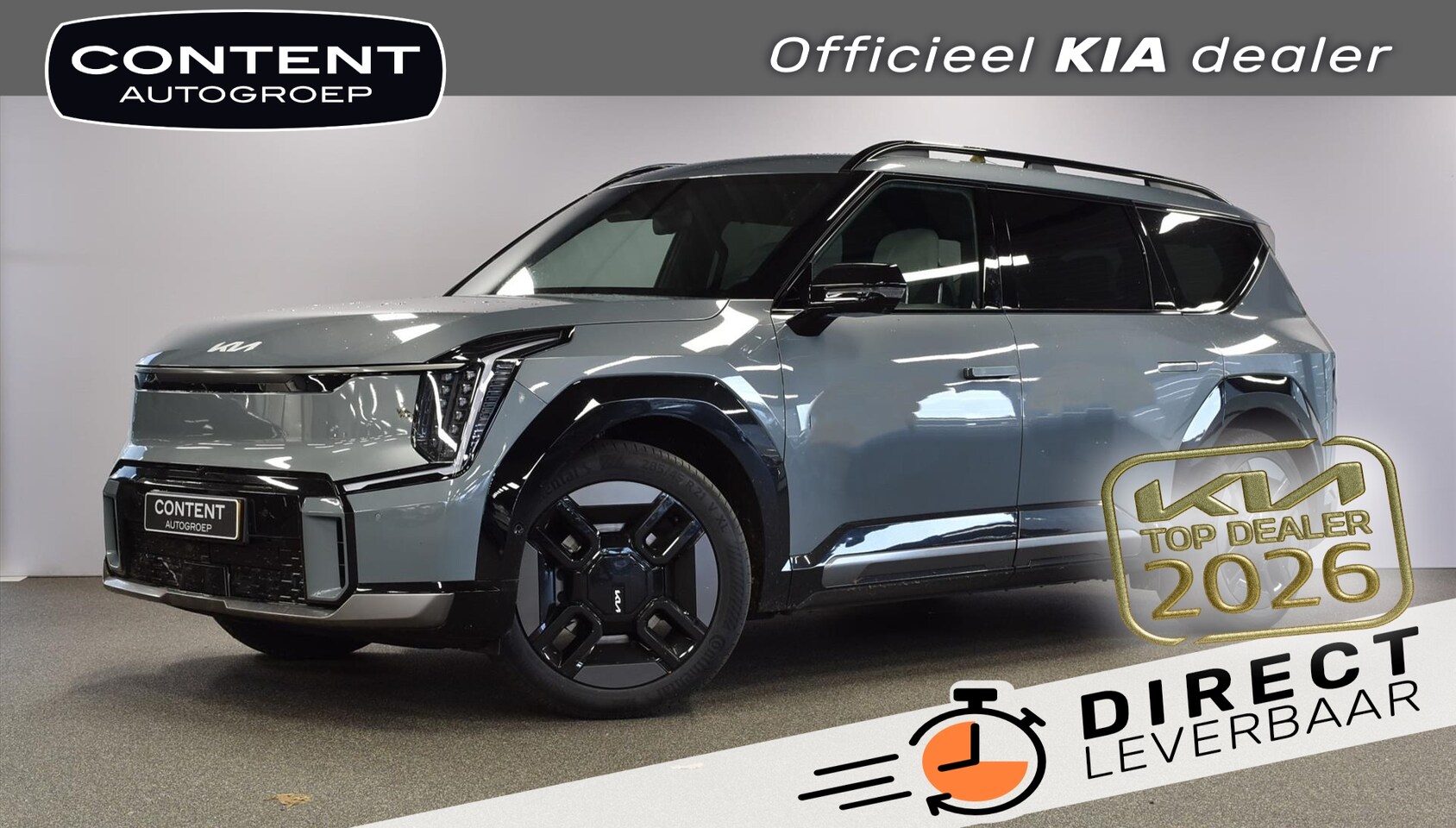 Kia EV9 - 99,8kWh 384pk AWD GT-Line 6-ZITS NIEUW - DIRECT LEVERBAAR - AutoWereld.nl