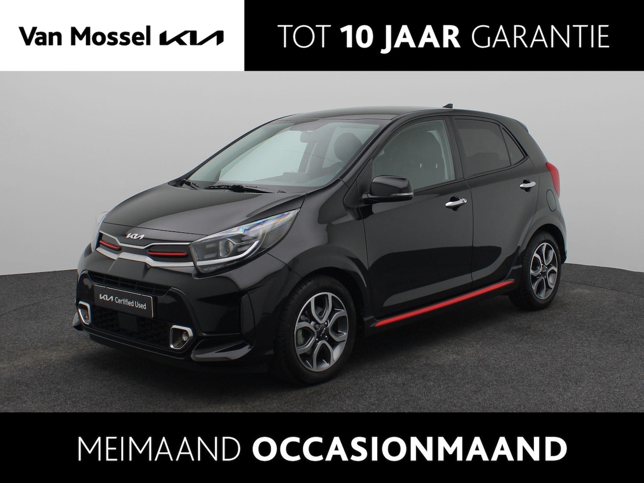Kia Picanto - 1.0 DPi GT-Line | Leder | Camera | Sensoren | Cruise Control | Navigatie | Sportief! - AutoWereld.nl
